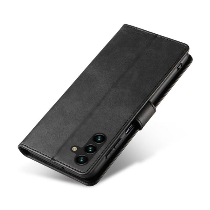 OEM - Mobilfodral för Samsung Galaxy S26 Plus Konstläder Ställ - Svart