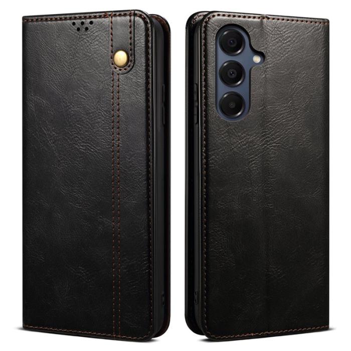 OEM - Plånboksfodral för Samsung Galaxy S26 Plus Konstläder Ställ - Svart