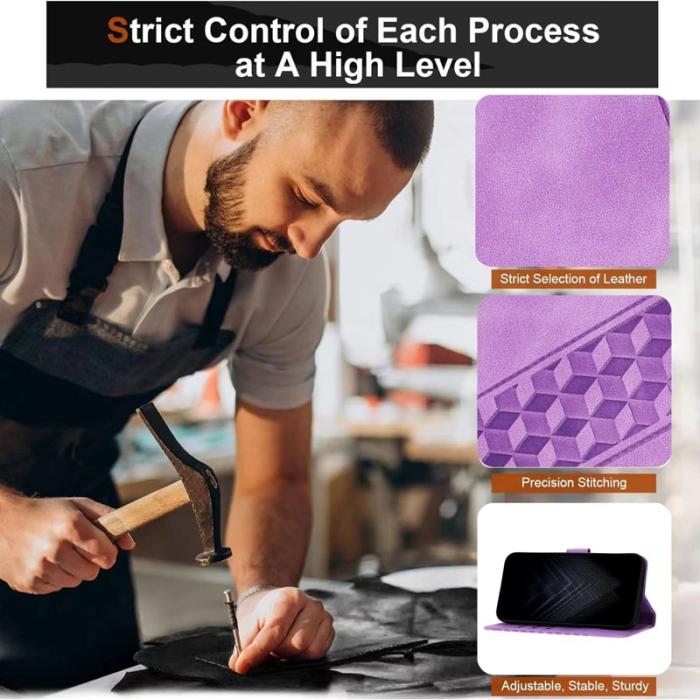 OEM - Plånboksfodral för Samsung Galaxy S26 Plus Konstläder Stativ - Lila