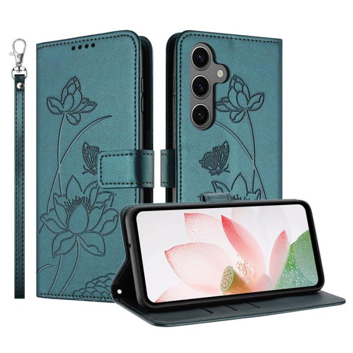 OEM - Plånboksfodral för Samsung Galaxy S26 Plus Konstläder Stativ - Mörkgrön