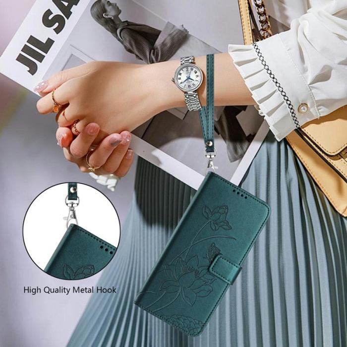 OEM - Plånboksfodral för Samsung Galaxy S26 Plus Konstläder Stativ - Mörkgrön