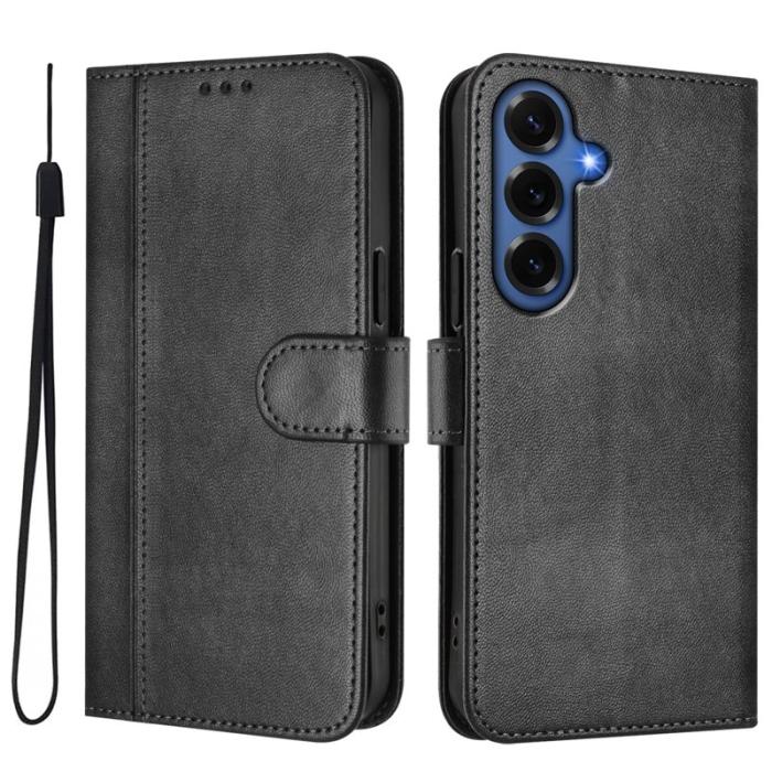 OEM - Plånboksfodral för Samsung Galaxy S26 Plus Konstläder Stativ - Svart