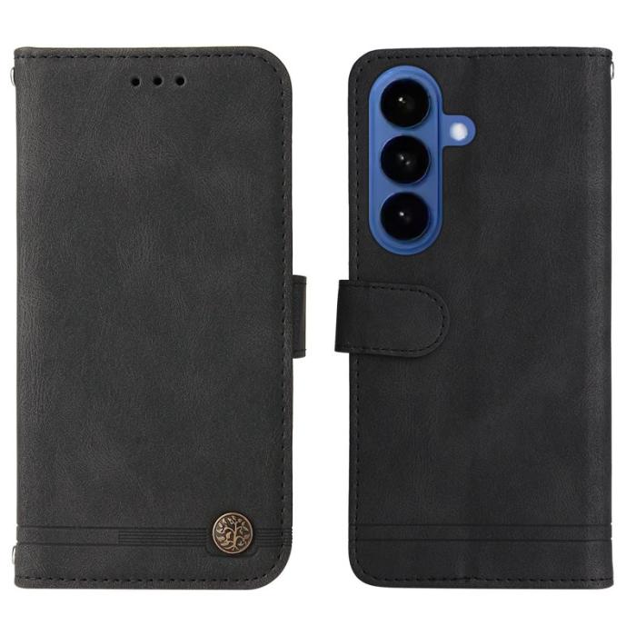 OEM - Plånboksfodral för Samsung Galaxy S26 Plus Konstläder Stativ - Svart