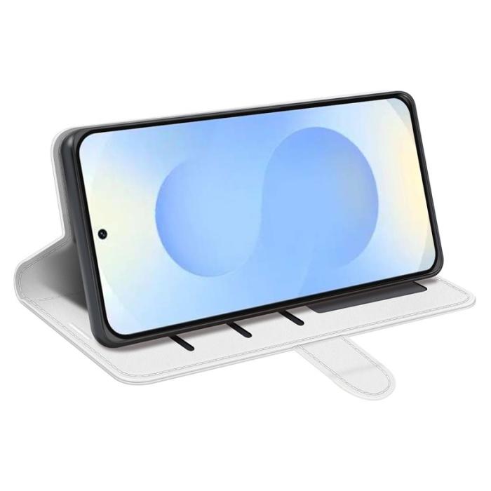 OEM - Mobilfodral för Samsung Galaxy S26 Plus Konstläder Stativ - Vit