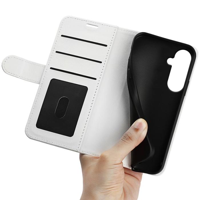 OEM - Mobilfodral för Samsung Galaxy S26 Plus Konstläder Stativ - Vit