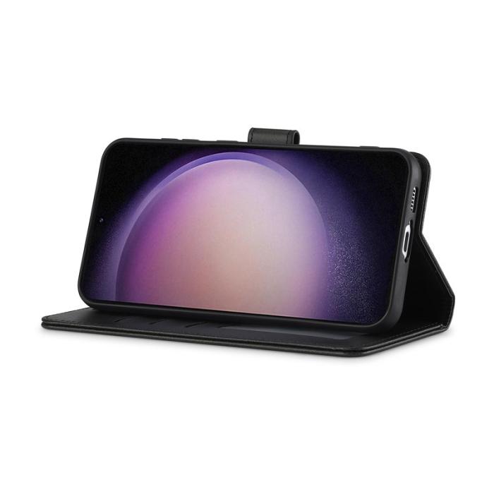 LC.imeeke - LC.IMEEKE Plånboksfodral för Samsung Galaxy S26 Plus Konstläder - Svart