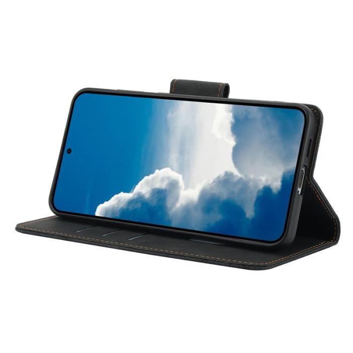 OEM - Plånboksfodral för Samsung Galaxy S26 Plus Konstläder - Svart