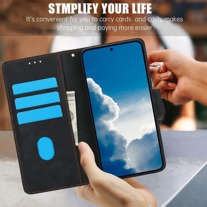 OEM - Plånboksfodral för Samsung Galaxy S26 Plus Konstläder - Svart