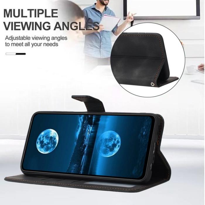 OEM - Plånboksfodral för Samsung Galaxy S26 Plus Konstläder - Svart