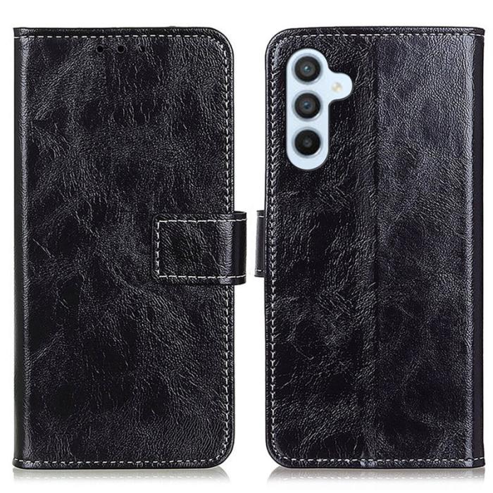 OEM - Plånboksfodral för Samsung Galaxy S26 Plus Konstläder - Svart