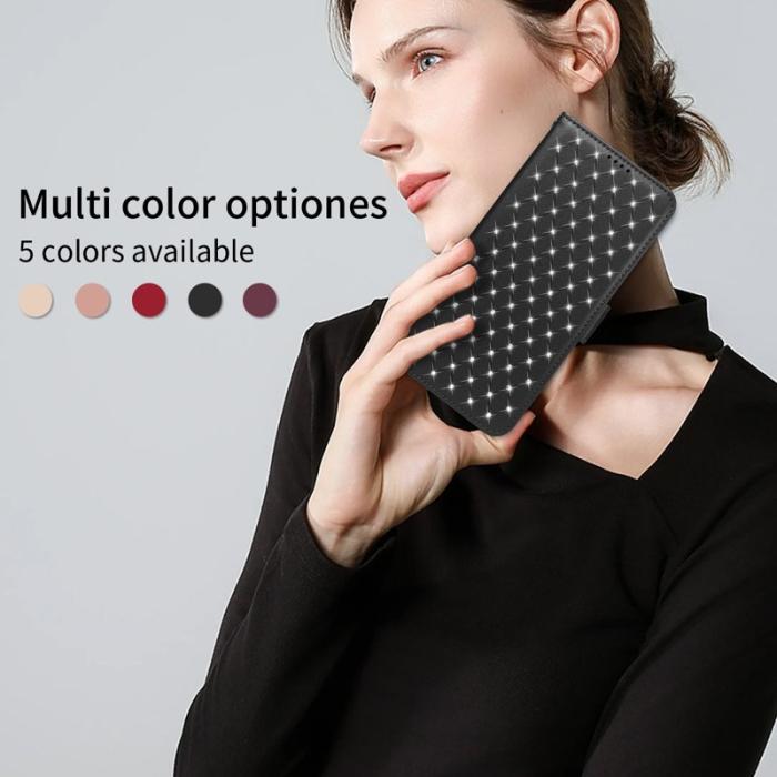 OEM - Plånboksfodral för Samsung Galaxy S26 Plus Konstläder - Svart