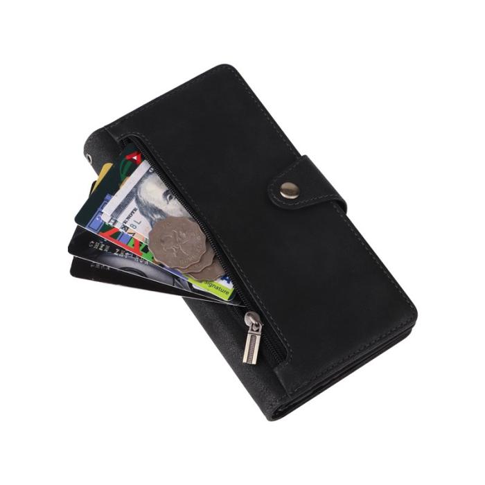 OEM - Plånboksfodral för Samsung Galaxy S26 Plus Konstläder - Svart