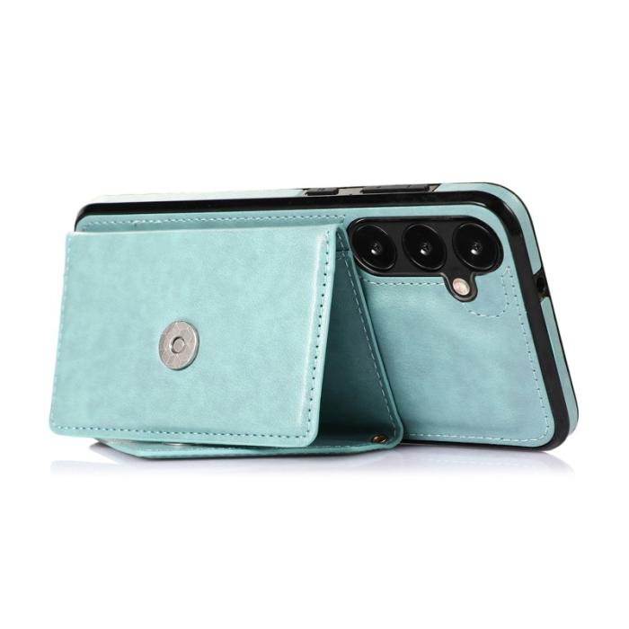 OEM - Mobilfodral för Samsung Galaxy S26 Plus Konstläder + TPU - Grön