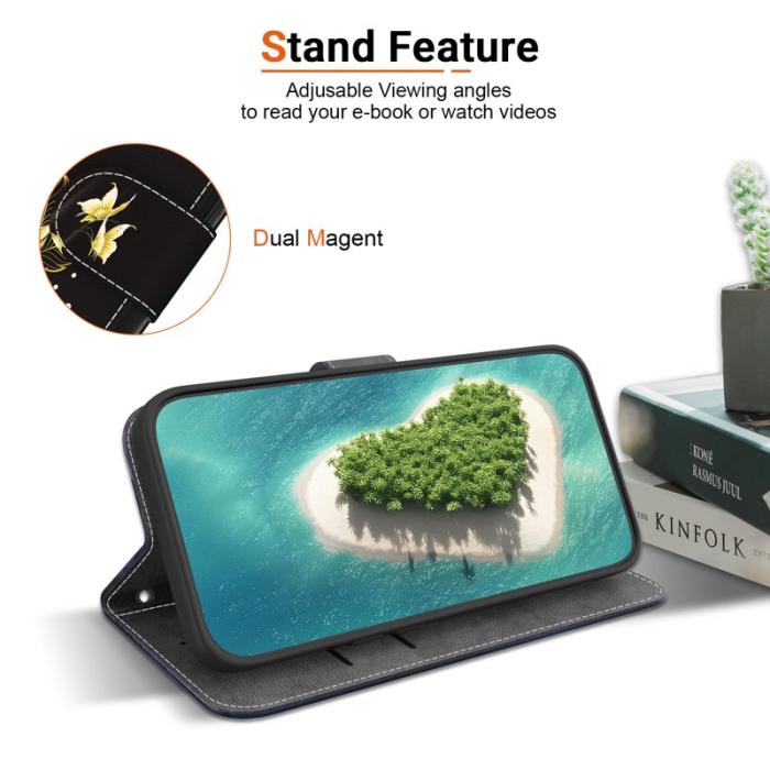 OEM - Plånboksfodral för Samsung Galaxy S26 Plus Anti-Drop Konstläder - Guld