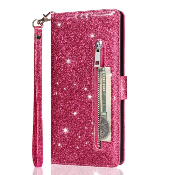 OEM - Mobilfodral för Samsung Galaxy S26 Plus Kickstand Konstläder - Rosa