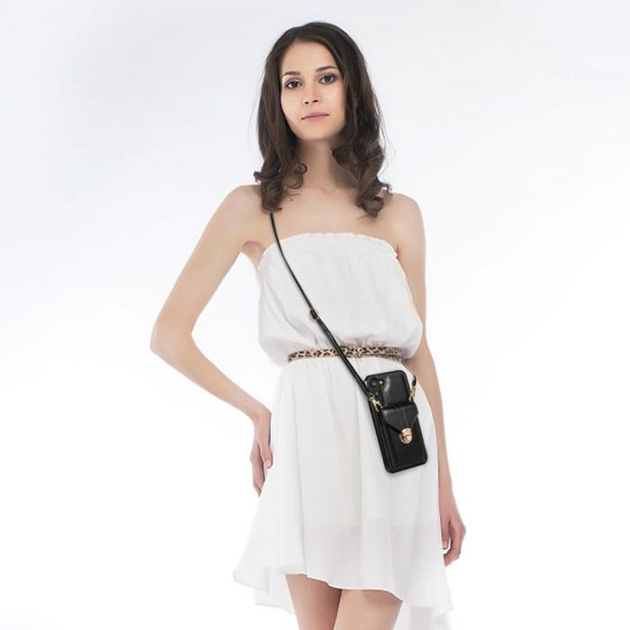 OEM - Mobilfodral för Samsung Galaxy S26 Plus Kickstand Kortfack - Svart