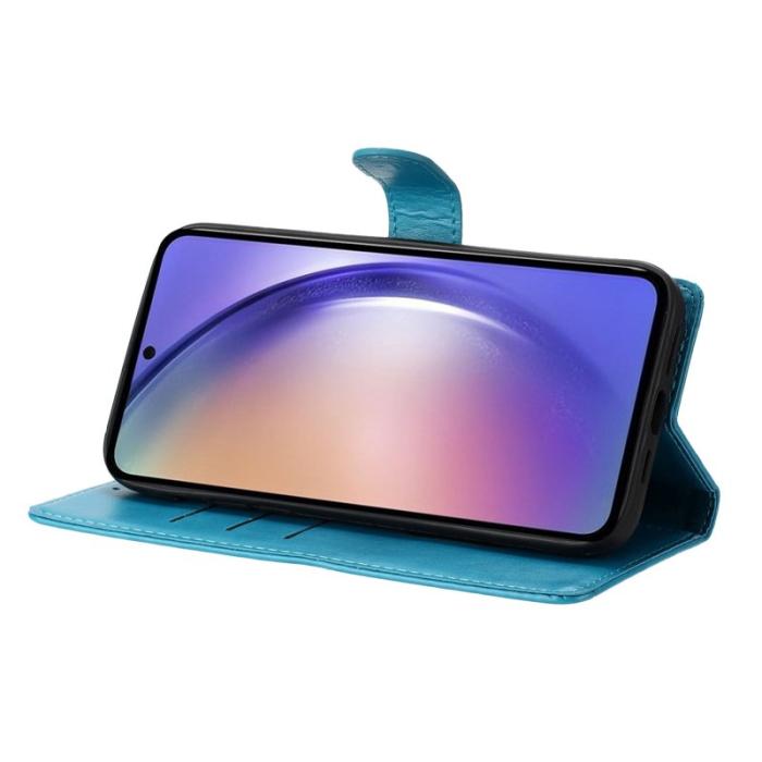 OEM - Plånboksfodral för Samsung Galaxy S26 Plus Konstläder - Blå