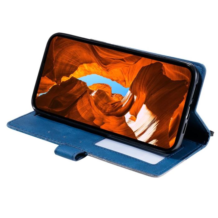 OEM - Plånboksfodral för Samsung Galaxy S26 Plus Konstläder - Blå