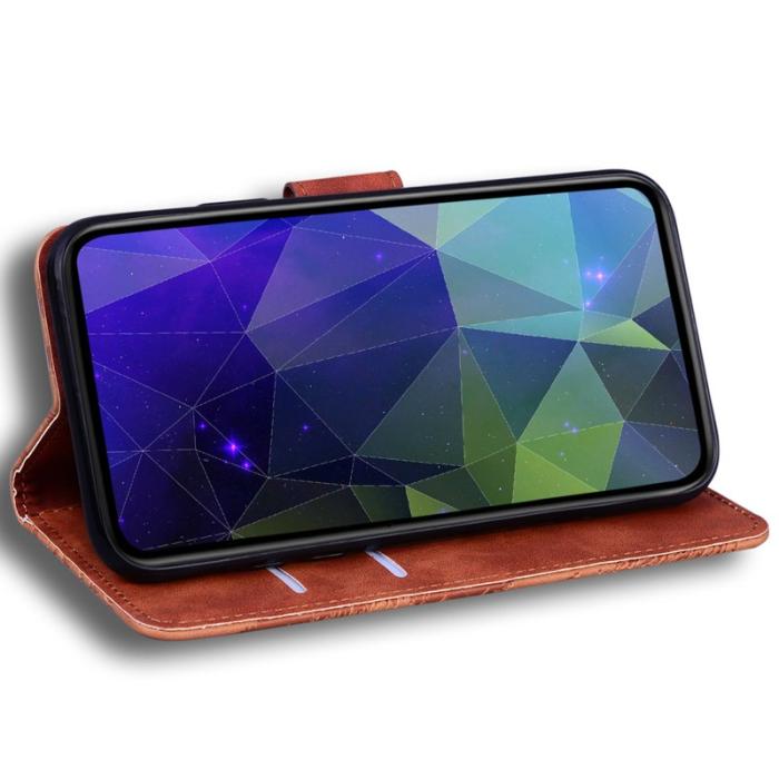 OEM - Plånboksfodral för Samsung Galaxy S26 Plus Konstläder - Brun