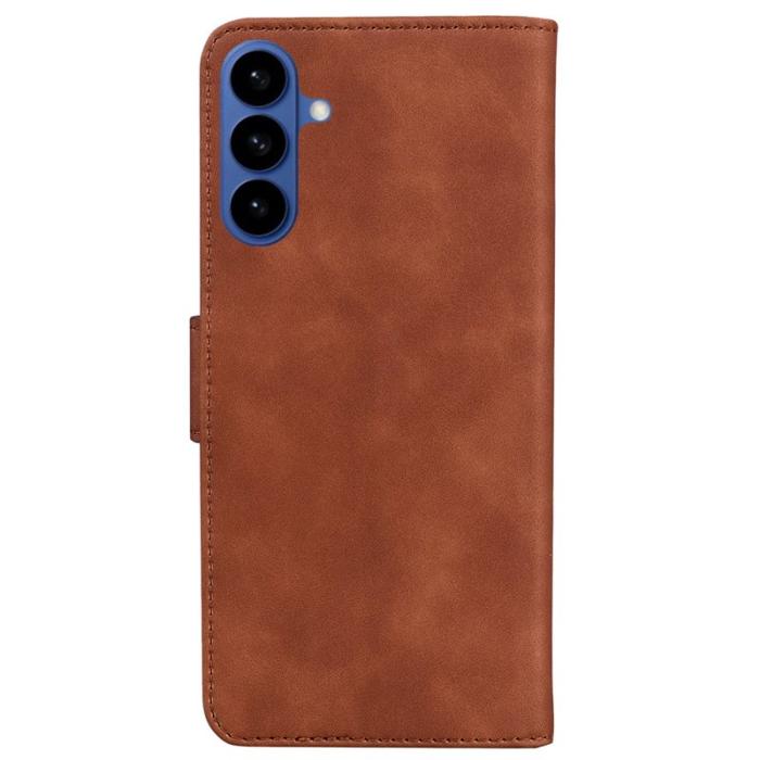 OEM - Plånboksfodral för Samsung Galaxy S26 Plus Konstläder - Brun