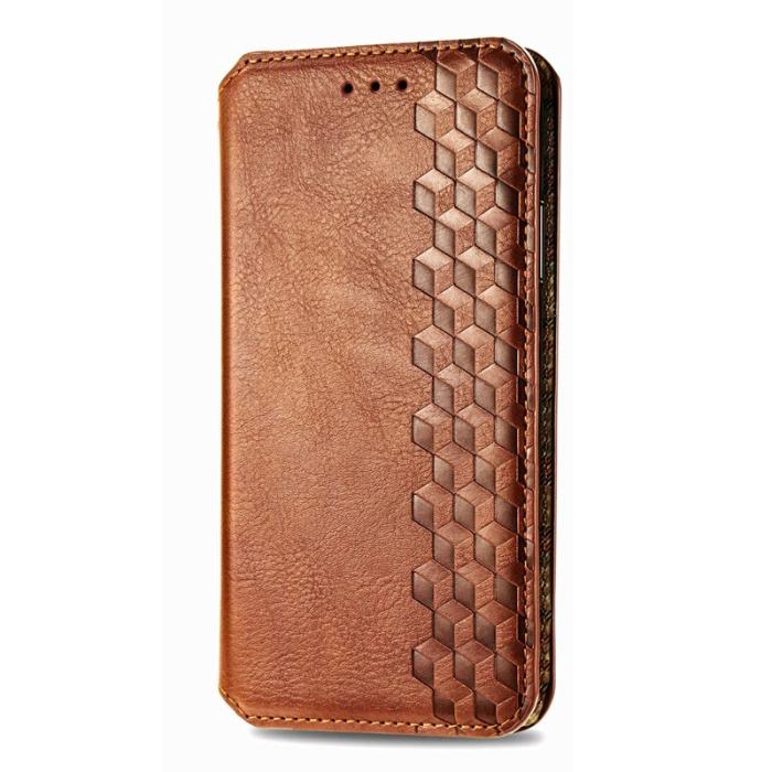 OEM - Plånboksfodral för Samsung Galaxy S26 Plus Konstläder - Brun