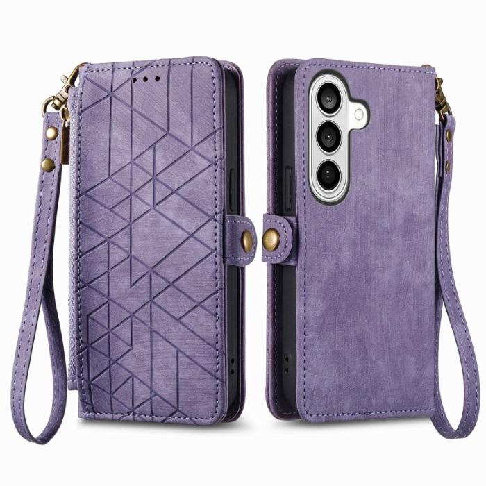 OEM - Plånboksfodral för Samsung Galaxy S26 Plus Konstläder - Lila