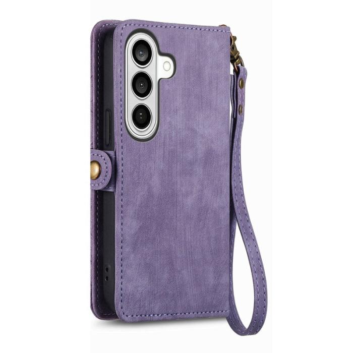 OEM - Plånboksfodral för Samsung Galaxy S26 Plus Konstläder - Lila