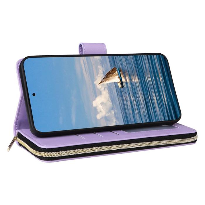 OEM - Plånboksfodral för Samsung Galaxy S26 Plus Konstläder - Lila