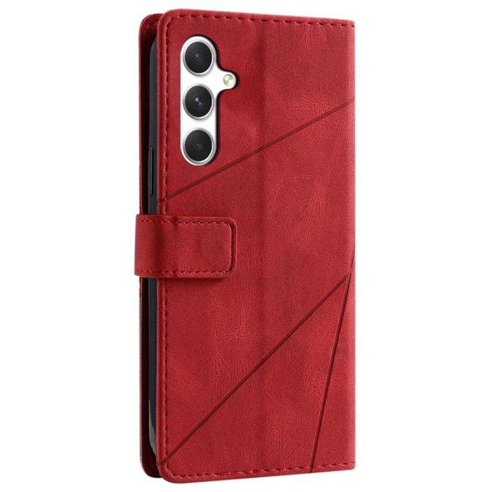 OEM - Plånboksfodral för Samsung Galaxy S26 Plus Konstläder - Röd