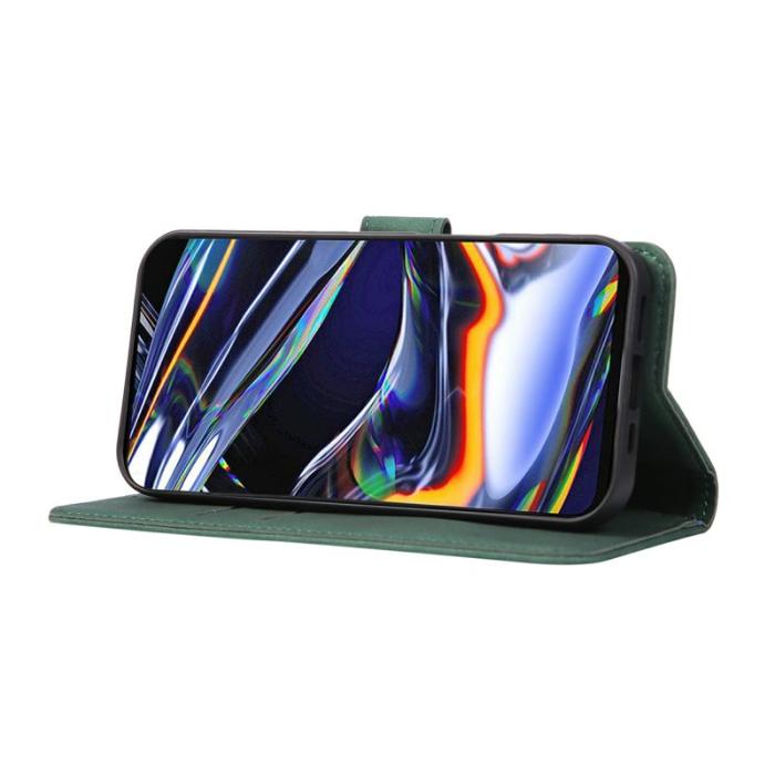 KHAZNEH - KHAZNEH Plånboksfodral för Samsung Galaxy S26 Plus Konstläder Ställ - Grön