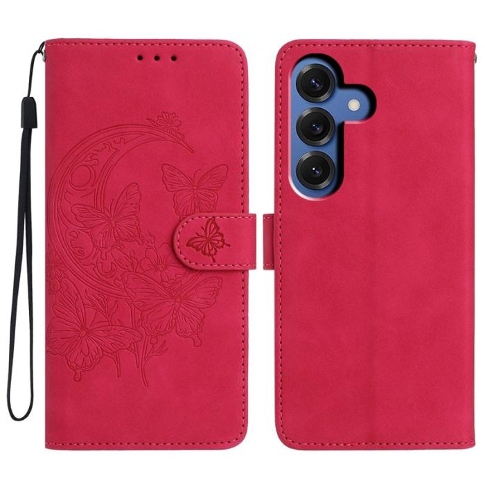 OEM - Plånboksfodral för Samsung Galaxy S26 Plus Konstläder Ställ - Rosa