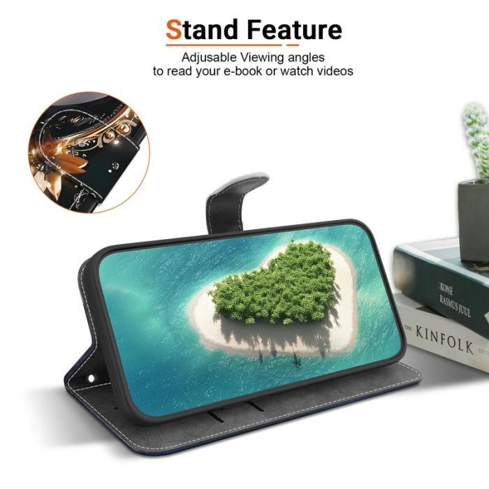 OEM - Plånboksfodral för Samsung Galaxy S26 Plus Konstläder Ställ - Svart