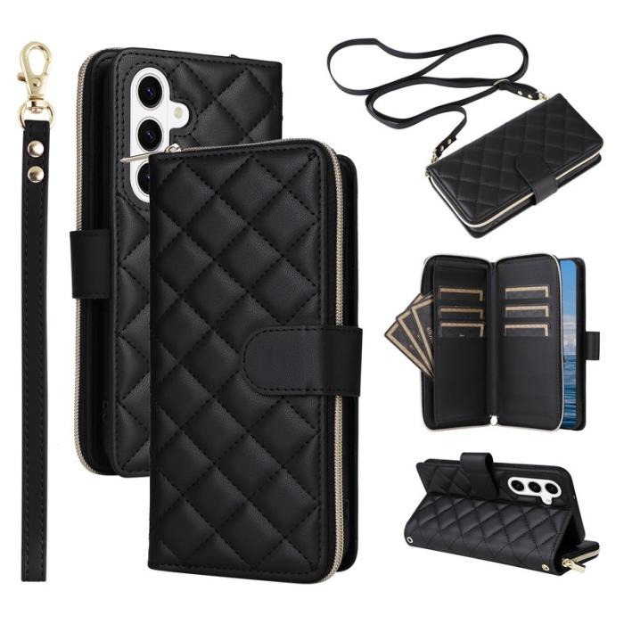 OEM - Plånboksfodral för Samsung Galaxy S26 Plus Konstläder - Svart