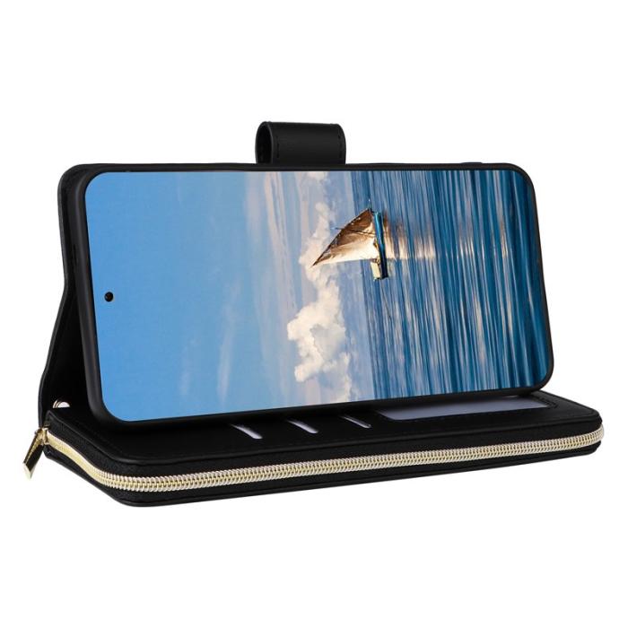 OEM - Plånboksfodral för Samsung Galaxy S26 Plus Konstläder - Svart