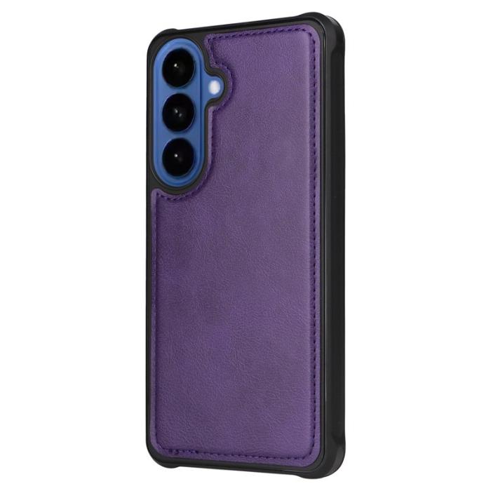 OEM - Plånboksfodral för Samsung Galaxy S26 Plus Magnetiskt Äkta läder - Lila