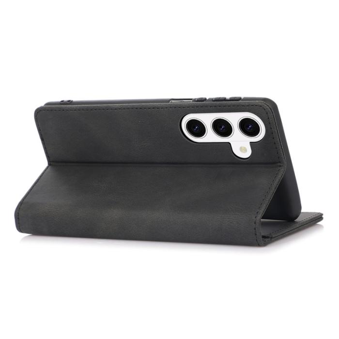 OEM - Plånboksfodral för Samsung Galaxy S26 Plus Magnetiskt Konstläder - Svart