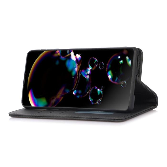 OEM - Plånboksfodral för Samsung Galaxy S26 Plus Magnetiskt Konstläder - Svart