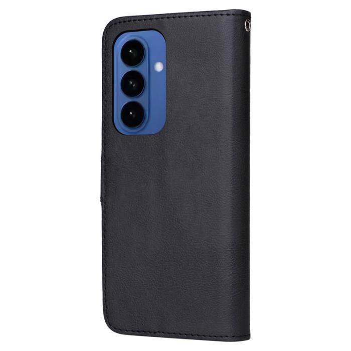 OEM - Plånboksfodral för Samsung Galaxy S26 Plus Magnetiskt Äkta läder - Svart