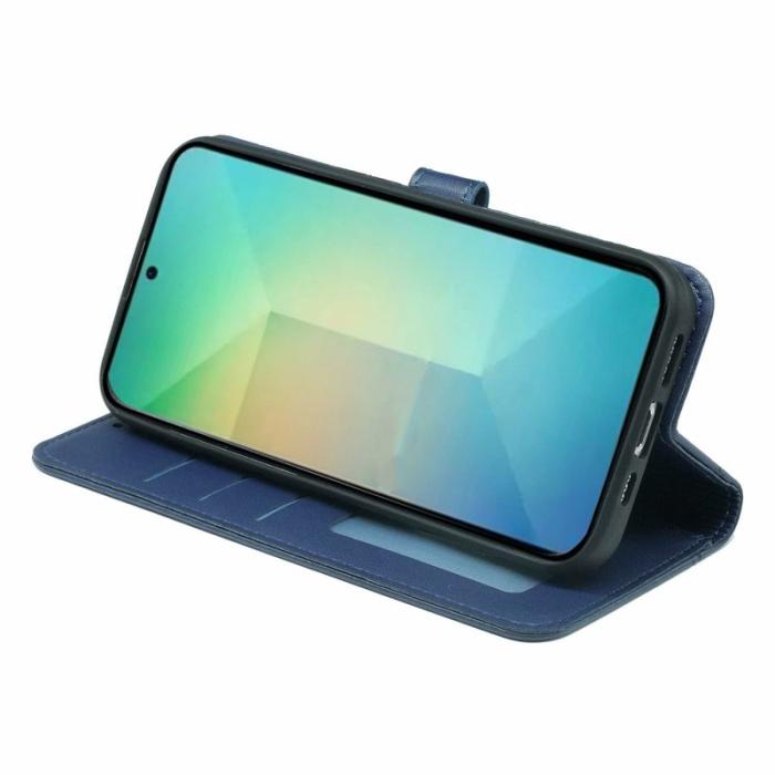 OEM - Plånboksfodral för Samsung Galaxy S26 Plus Magnetiskt Konstläder - Blå