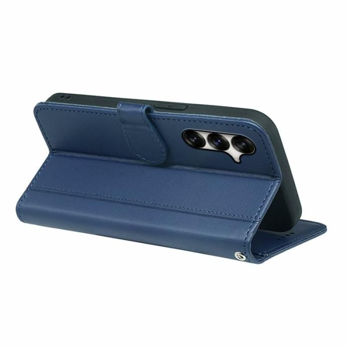 OEM - Plånboksfodral för Samsung Galaxy S26 Plus Magnetiskt Konstläder - Blå