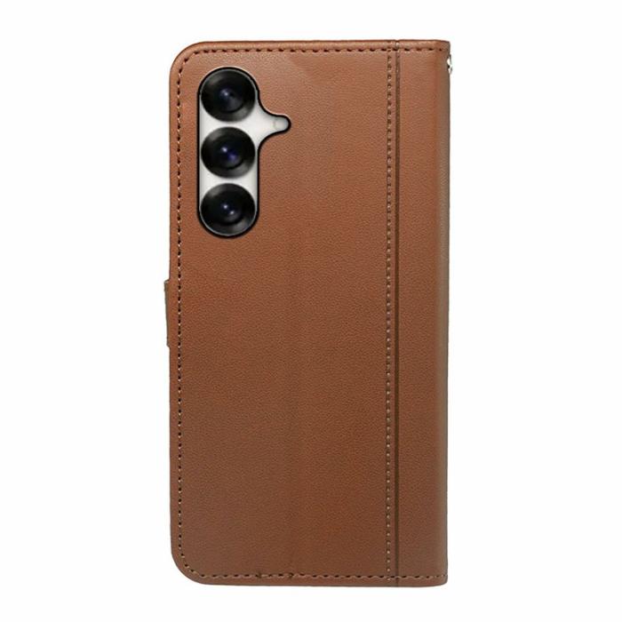 OEM - Plånboksfodral för Samsung Galaxy S26 Plus Magnetiskt Konstläder - Brun