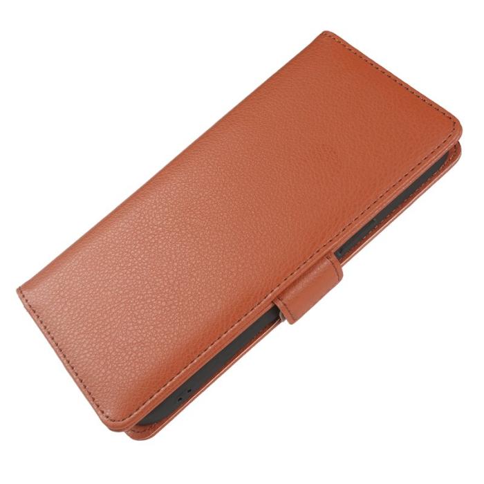 OEM - Plånboksfodral för Samsung Galaxy S26 Plus Magnetiskt Konstläder - Brun