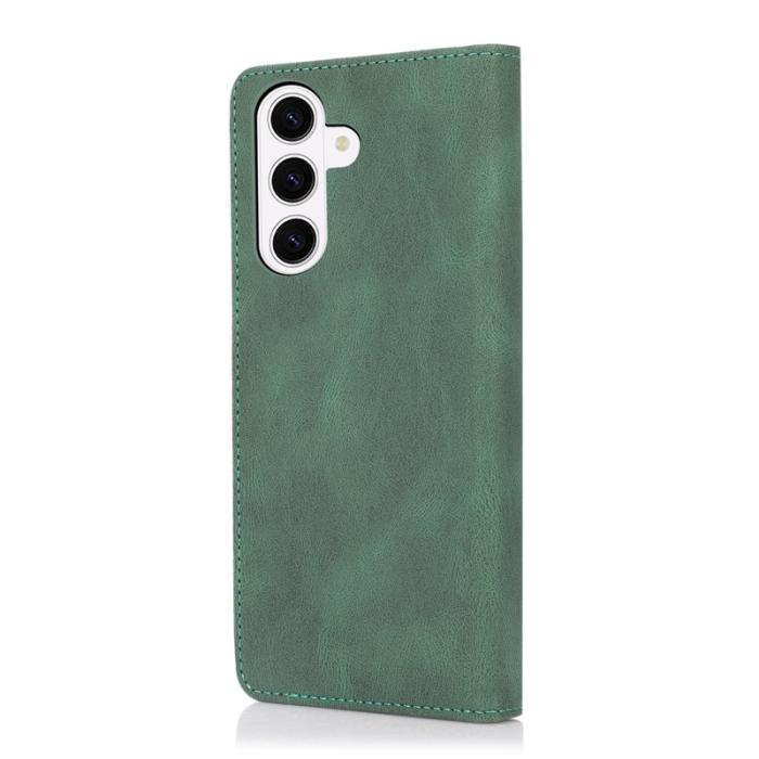 OEM - Plånboksfodral för Samsung Galaxy S26 Plus Magnetiskt Konstläder - Grön