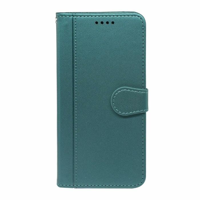 OEM - Plånboksfodral för Samsung Galaxy S26 Plus Magnetiskt Konstläder - Grön