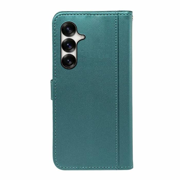 OEM - Plånboksfodral för Samsung Galaxy S26 Plus Magnetiskt Konstläder - Grön