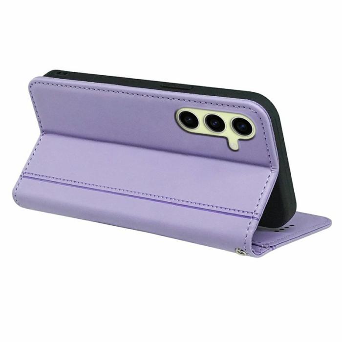 OEM - Plånboksfodral för Samsung Galaxy S26 Plus Magnetiskt Konstläder - Lila