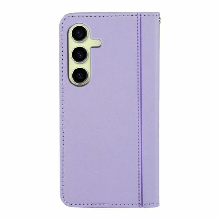 OEM - Plånboksfodral för Samsung Galaxy S26 Plus Magnetiskt Konstläder - Lila