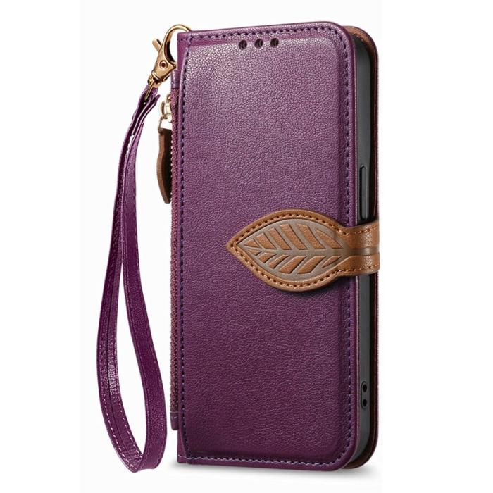 OEM - Mobilfodral för Samsung Galaxy S26 Plus Magnetiskt Konstläder - Lila