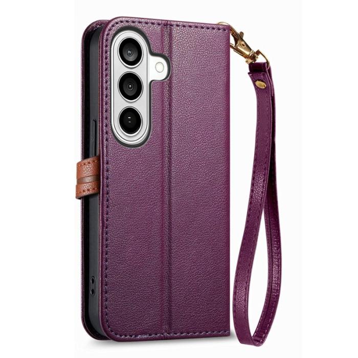 OEM - Mobilfodral för Samsung Galaxy S26 Plus Magnetiskt Konstläder - Lila