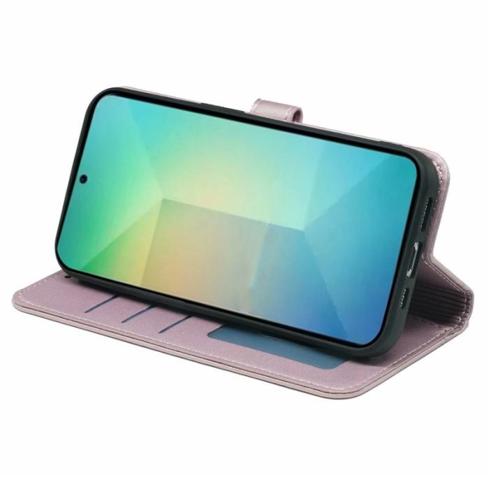 OEM - Plånboksfodral för Samsung Galaxy S26 Plus Magnetiskt Konstläder - Roséguld